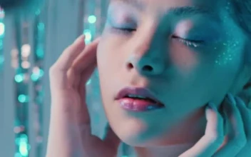 Stock Video Fashion Model With A Cold And Pale Appearance For PC