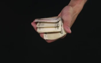Stock Video Fanning Out Bank Notes For PC