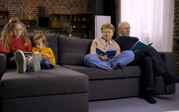 Stock Video Family Quietly Spending Time Together For PC