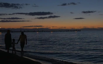 Stock Video Family Holding Hands At Night For PC