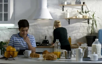 Stock Video Family Having Breakfast In The Kitchen For PC