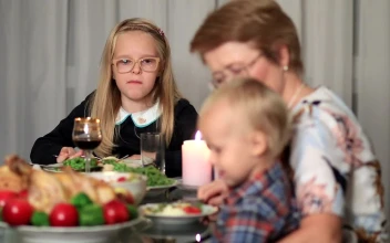 Stock Video Family Having A Meal Together During A Holiday For PC