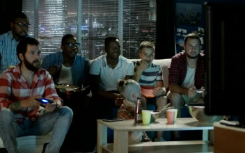 Stock Video Family And Friends Enjoying To Video Games For PC
