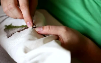Stock Video Hands Doing Needlework For PC