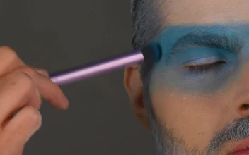 Stock Video Hand Of A Woman Making Up The Look Of A For PC