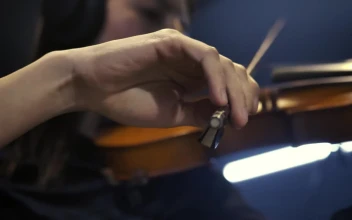 Stock Video Hand Of A Violinist Gently Playing Her Instrument For PC