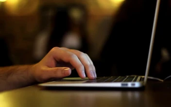 Stock Video Hand Of A Man Typing On A Laptop For PC
