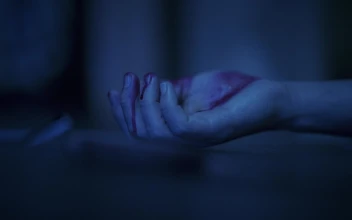 Stock Video Hand Of A Body At A Crime Scene For PC
