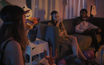 Stock Video Halloween Themed Costume Party With Friends For PC