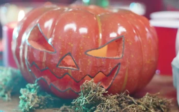 Stock Video Halloween Decorations At A Party For PC