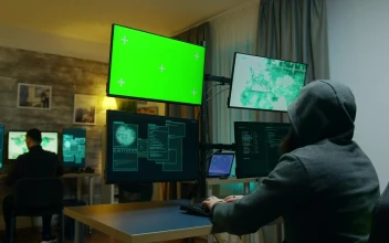 Stock Video Hackers Using Computers For PC