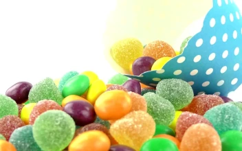 Stock Video Gums And Colored Chewing Gums Turning Slowly For PC