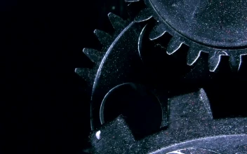 Stock Video Grunge Industrial Gears Slow Motion For PC