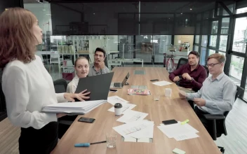 Stock Video Group Of People Starting A Business Meeting For PC
