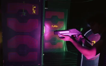 Stock Video Group Of Friends Playing Laser Tag For PC