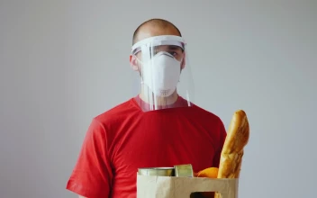 Stock Video Grocery Delivery Man During Covid  Pandemic For PC