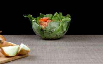 Stock Video Green Salad With Feta Cheese For PC