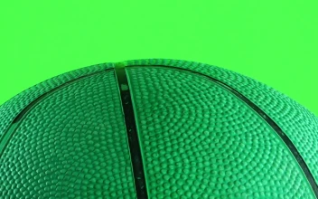 Stock Video Green Basketball On Chroma Key Background For PC
