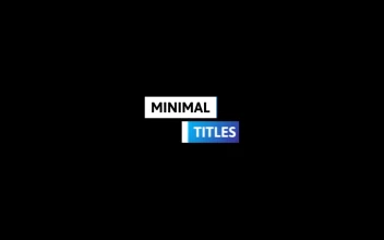 Stock Video Gradient Block Title For PC