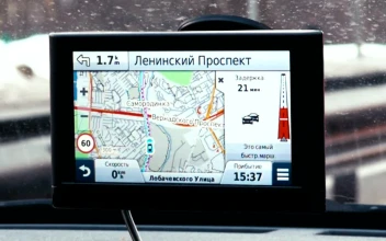 Stock Video Gps On A Car Window For PC