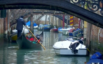 Stock Video Gondola Sailing In Venice For PC