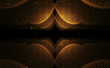 Stock Video Golden Figures With Ramadan Kareem Style D For PC