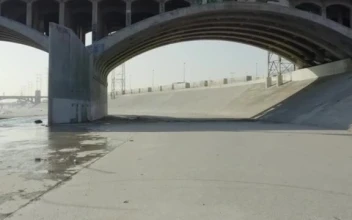 Stock Video Going Under A Bridge In A Large Drainage Canal  Smal For PC
