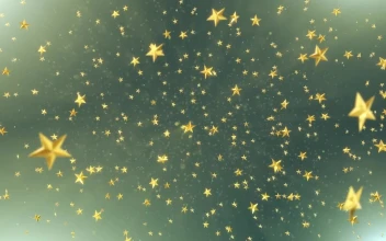 Stock Video Going Through Golden Stars In D For PC