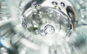 Stock Video Glass Texture With Bubbles In Motion For PC