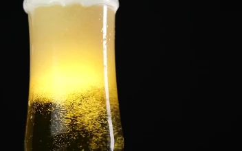 Stock Video Glass Of Beer On A Black Background In Detail For PC