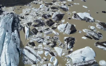 Stock Video Glaciers Melting Into The Ocean For PC
