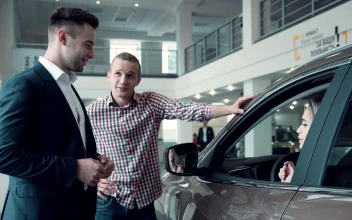 Stock Video Giving The Key To A New Car Owner For PC