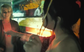 Stock Video Girls Share A Cigarette While Chatting For PC