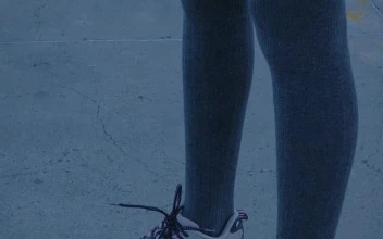 Stock Video Girl With Roller Skates Standing In The Middle Of A For PC