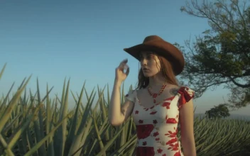 Stock Video Girl With Mexican Style Walking Through A Ranch 4238 For PC