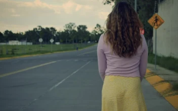 Stock Video Girl Skating Down An Empty Street For PC