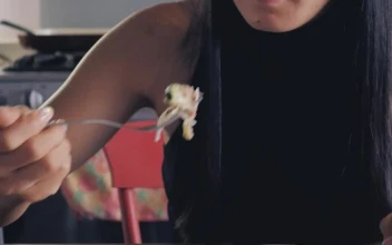 Stock Video Girl Eating Healthy For PC