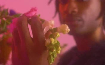 Stock Video Gay Man Appreciating Flowers In A Feminine Environment For PC