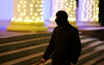 Stock Video Gangster Walking With A Baseball Bat At Night For PC
