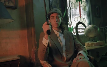 Stock Video Gangster From A Bygone Era Pointing His Gun For PC