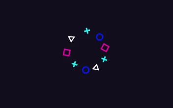 Stock Video Gaming Shapes Reveal For PC