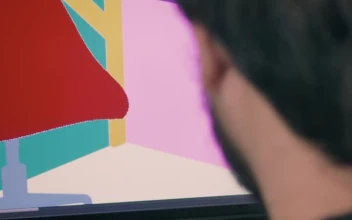 Stock Video Furniture Designer Editing An Image On His Computer For PC
