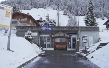 Stock Video Funicular Train Station In Winter For PC