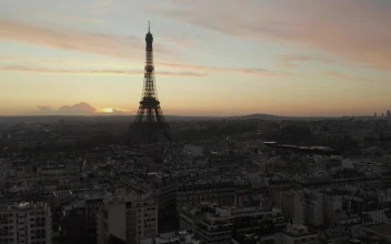 Stock Video Full Shot Of The Eiffel Tower In Paris France For PC