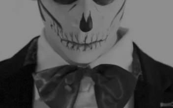 Stock Video Front Portrait Of A Day Of The Dead Catrin With For PC