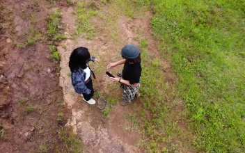 Stock Video Friends Taking A Selfie In Nature For PC