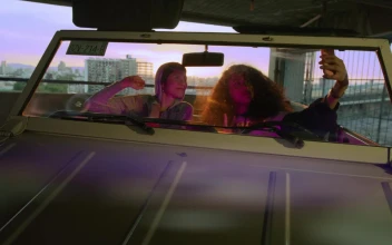 Stock Video Friends Taking A Selfie In A Car For PC