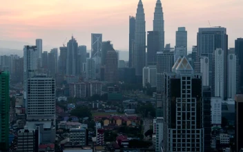 Stock Video Kuala Lumpur Cityscape Buildings At Night 2012 Animated Wallpaper