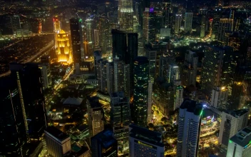Stock Video Kuala Lumpur Cityscape At Night Animated Wallpaper