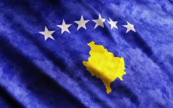Stock Video Kosovo Faded D Flag Animated Wallpaper